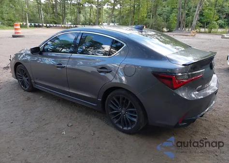 2022 Acura Ilx Premium A-Spec Packages/Technology A-Spec Packages from USA, damaged, VIN 19UDE2F82NA004808